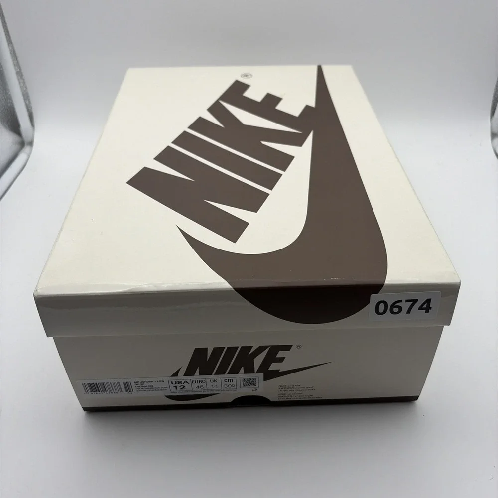 Size 12 - Travis Scott x Air Jordan 1 Retro OG SP Low Velvet Brown (DM7866-202)